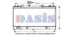 AKS DASIS 110032N Radiator, engine cooling